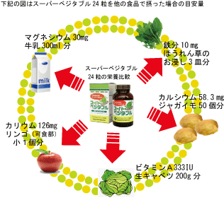 24粒でバランスのとれた栄養