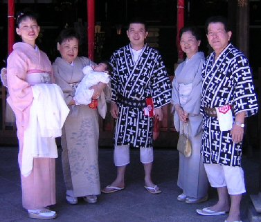 櫛田神社　お宮参り